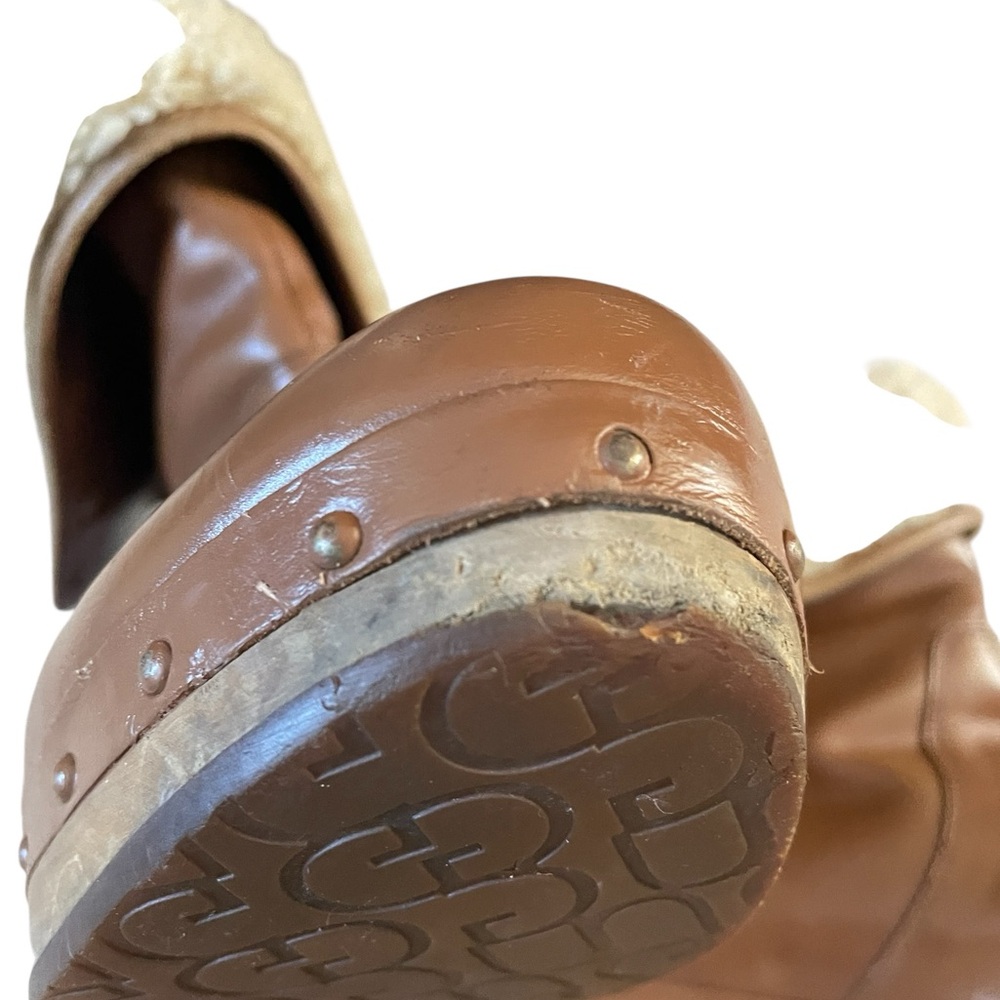 UGG Women's leather Shearling Lined Clogs - Picture 8 of 16